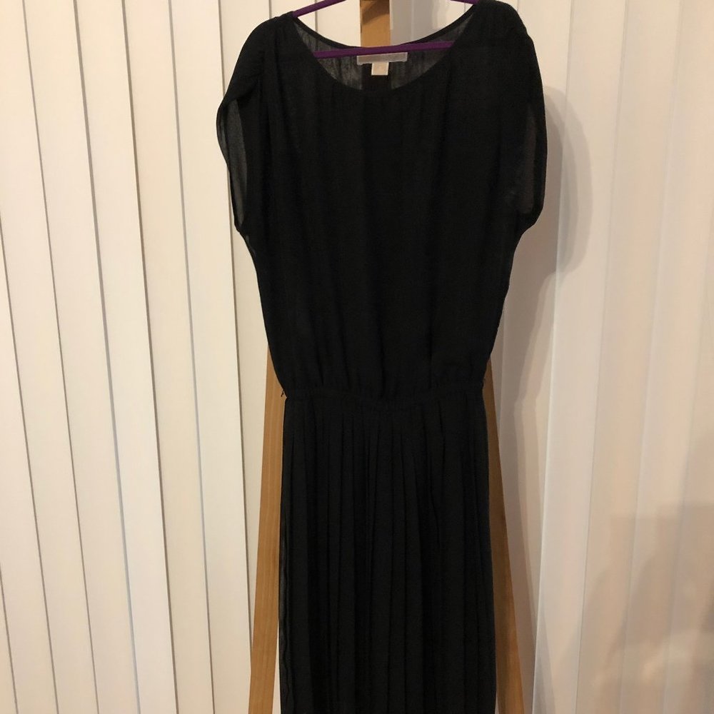 Michael Kors Handkerchief Pleated Dress